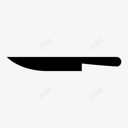 刀刺切片图标svg_新图网 https://ixintu.com 刀 切片 刺 剁碎 器具 炊具 菜刀 餐具 骰子