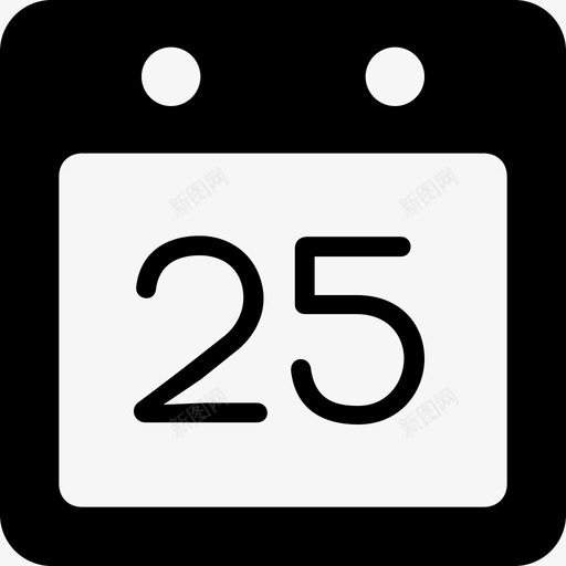 第25天31天图标svg_新图网 https://ixintu.com 31天 第25天