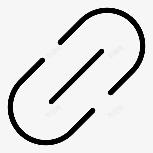 链接剪辑超链接图标svg_新图网 https://ixintu.com 剪辑 取消链接 回形针 折衷轮廓图标 曲目 超链接 链接