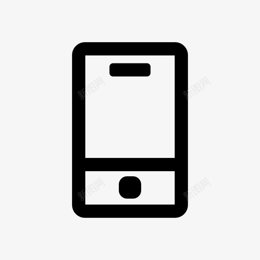 手机科技智能手机图标svg_新图网 https://ixintu.com iphone 手机 智能手机 电子产品 电子设备 科技 设备