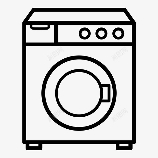 采购产品洗衣机洗衣机厨房图标svg_新图网 https://ixintu.com 厨房 厨房电器 洗衣机 电器 自动洗衣机 采购产品洗衣机