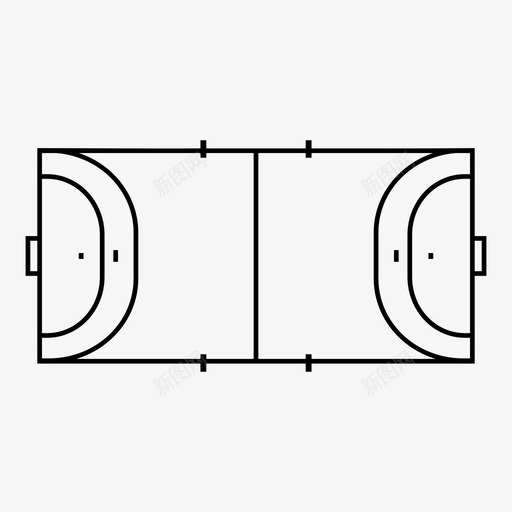 手球场竞技场游戏图标svg_新图网 https://ixintu.com 体育场 场地 手球场 游戏 竞技场 让我们一起玩 运动场