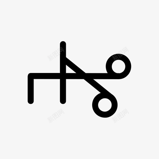 椅子和剪刀修剪物体和位置图标svg_新图网 https://ixintu.com 位置和物体 修剪 剪刀 椅子和剪刀 物体和位置