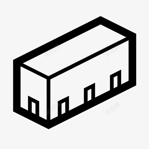 入口接入点步入图标svg_新图网 https://ixintu.com 入口 地图 建筑 接入点 搬入 步入 输入 门
