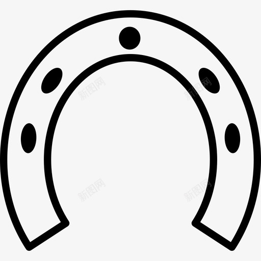 马蹄形轮廓工具和器具马2图标svg_新图网 https://ixintu.com 工具和器具 马2 马蹄形轮廓