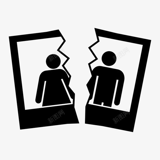 分手前男友前女友图标svg_新图网 https://ixintu.com 分手 前女友 前男友 恋情