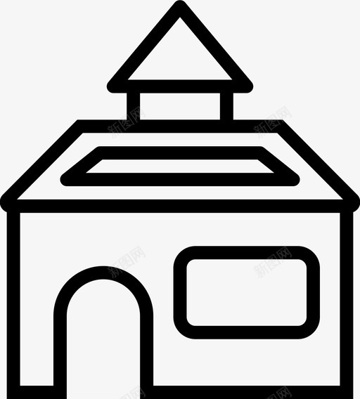 农场农业建筑图标svg_新图网 https://ixintu.com 仓库 供应 农业 农场 建筑 牲畜 马厩