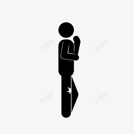犹豫不决忧心忡忡洞图标svg_新图网 https://ixintu.com 人 修补 差 忧心忡忡 未决定 洞 犹豫不决 紧张 补丁