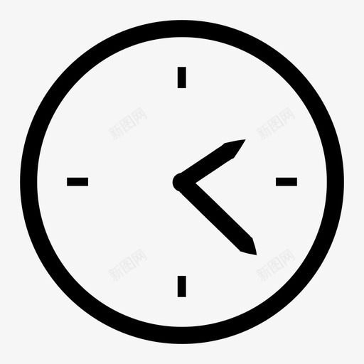 钟表计时器图标svg_新图网 https://ixintu.com 计时器 钟表