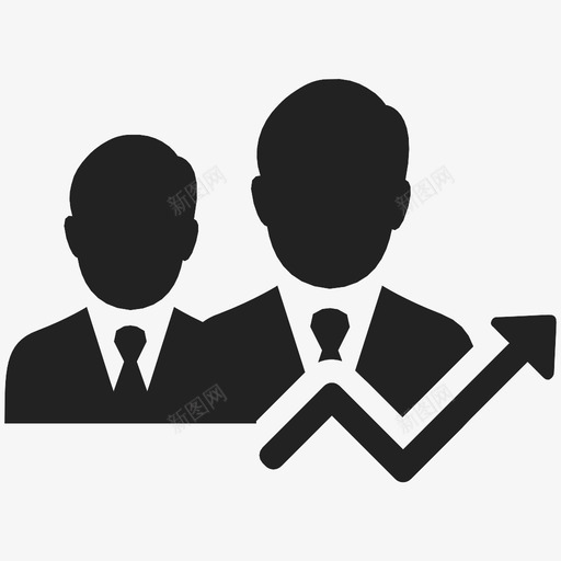 业务增长团队成功图标svg_新图网 https://ixintu.com 业务团队 业务增长 人员 利润 团队 增长 成功 收益 能力