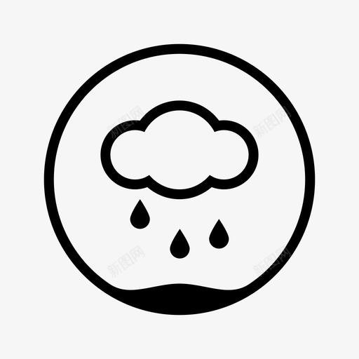 雨预报办公室图标svg_新图网 https://ixintu.com 办公室 天气 天气预报 范奇科 降雨 雨 雨云 雨天 雨滴 预报