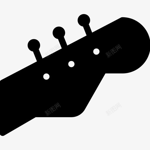 吉他头电子音乐图标svg_新图网 https://ixintu.com 吉他头 唱歌 弦乐 电子 节奏 音乐 音乐-实心图标