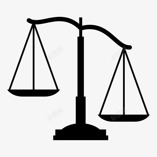 秤法治轻图标svg_新图网 https://ixintu.com 天平 正义 法律 法律秤 法律符号 法治 秤 轻