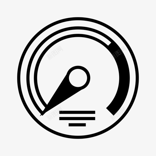 车速表车辆记分器图标svg_新图网 https://ixintu.com o型仪表 仪表 外观 寄存器 指针 测量器 计量器 记分器 车辆 车速表