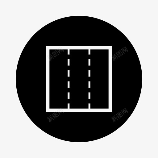 分割正方形穿孔零件图标svg_新图网 https://ixintu.com 三折 分割正方形 分割部分 切割 折叠 折痕 折纸 指南 穿孔 零件