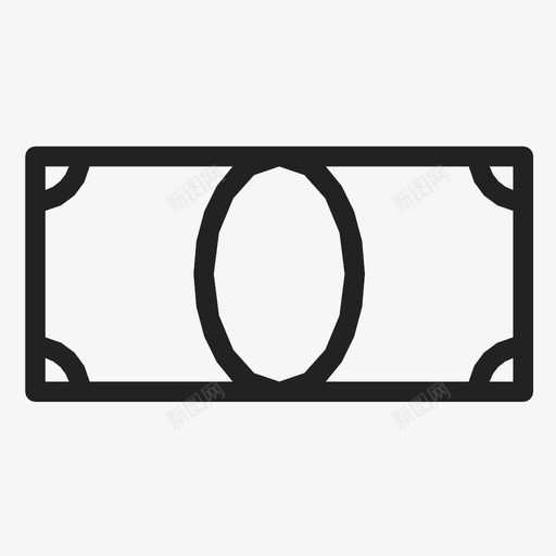 现金银行票据图标svg_新图网 https://ixintu.com 现金 票据 美元 货币 金融 银行 餐券