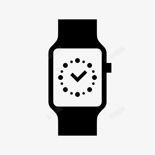 apple watch计时器轻触图标svg_新图网 https://ixintu.com apple watch 分钟 智能手表 秒 计时器 轻触