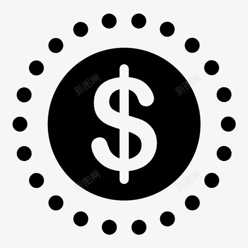 金币宝藏金钱图标svg_新图网 https://ixintu.com 奢侈品 宝藏 投资 点状 美元 金币 金融 金钱 黄金