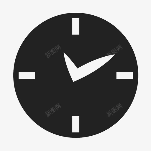 时钟计时器滴答声图标svg_新图网 https://ixintu.com 分钟 小时 手表 时钟 滴答声 秒 计时器