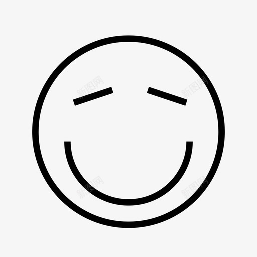 高兴情绪脸图标svg_新图网 https://ixintu.com 微笑 快乐 情绪 情绪微笑 脸 自鸣得意 高兴