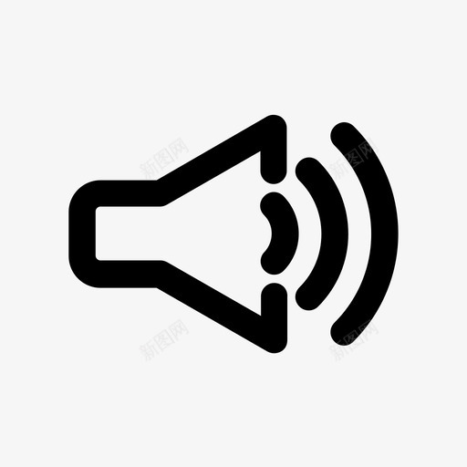 扬声器声音扬声器音量满图标svg_新图网 https://ixintu.com 声音 扬声器 扬声器音量中等 扬声器音量满 扬声器高音量 用户界面 音量中等 音量控制 音量满 音量高