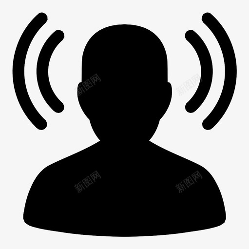 告密者思考言语图标svg_新图网 https://ixintu.com 人 信息 偏头痛 剪影 告密者 嘈杂 噪音 声音 思考 新闻 言语