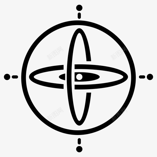 陀螺仪轮子旋转轮图标svg_新图网 https://ixintu.com 动量 圆盘 定向 旋转 旋转轮 轮子 陀螺仪