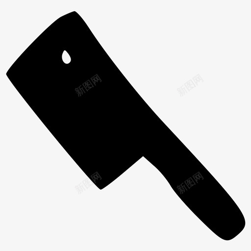 劈刀武器图标svg_新图网 https://ixintu.com 劈刀 武器