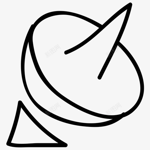 卫星发射器传输图标svg_新图网 https://ixintu.com 传输 卫星 卫星天线 发射器 天线 接收器 无线 酒店和餐厅手绘涂鸦图标