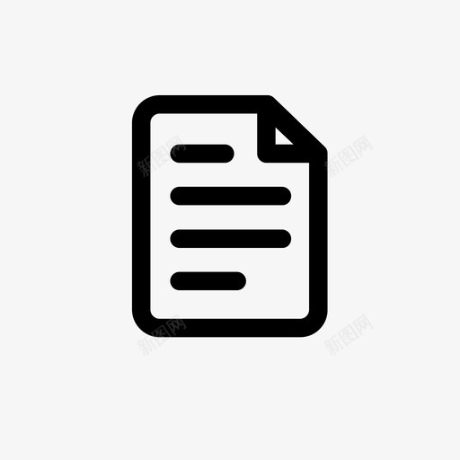 文档办公室纸张图标svg_新图网 https://ixintu.com pdf 办公室 工具箱 文档 纸张