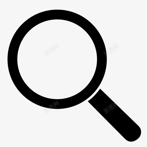 放大镜缩放视图图标svg_新图网 https://ixintu.com 关键字 定位 工具 搜索 放大镜 查看 查询 缩放 视图