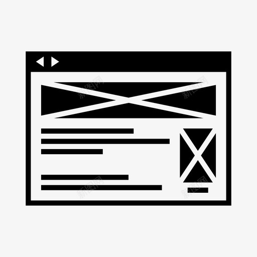 线框值ux图标svg_新图网 https://ixintu.com ux web 主页 值 布局 模板 浏览器 着陆 索赔 线框 行动要求