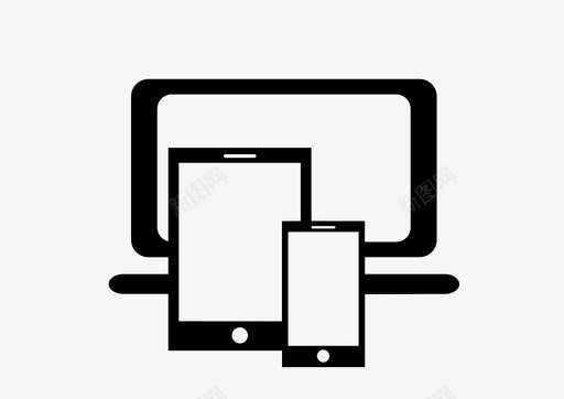 设备系列技术平板电脑图标svg_新图网 https://ixintu.com pc 多个设备 平板电脑 技术 消费电子产品 电子设备 电话 设备系列