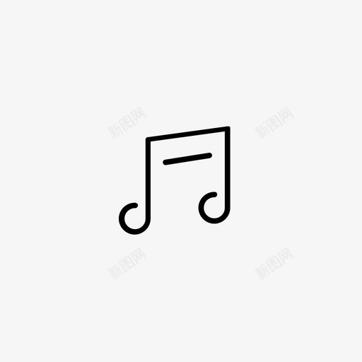 音乐笔记指挥管弦乐队图标svg_新图网 https://ixintu.com 分区 声音 指挥 管弦乐队 网站线条艺术图标 音乐笔记