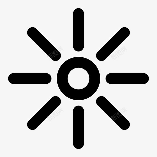 太阳日落日出图标svg_新图网 https://ixintu.com 光 圆形 夏天 太阳 想法 日出 日落 热 轮廓 阳光