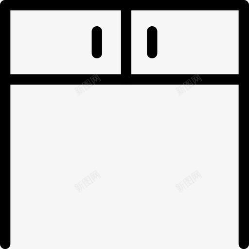 角桌室内室内家具图标svg_新图网 https://ixintu.com 室内 室内家具 家居室内 家居家具 角桌