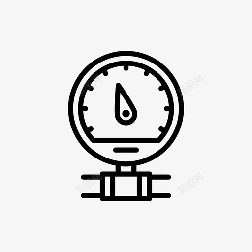 计数器水表计时器图标svg_新图网 https://ixintu.com 仪表 供水 水表 测量 浴室 管道 计数器 计时器 计量