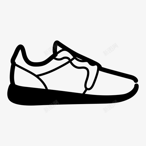 运动鞋经典nike图标svg_新图网 https://ixintu.com nike nikeroshe roshe 经典 经典运动鞋 运动鞋 鞋