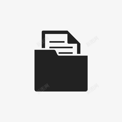 文件夹文档存储保存图标svg_新图网 https://ixintu.com 保存 办公 存储 工作 文件 文件夹文档 组织