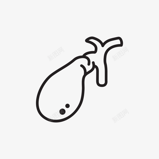 牛膝胆汁消化图标svg_新图网 https://ixintu.com 32个器官 内脏 器官 导管 消化 牛膝 胃 胆汁 胆红素