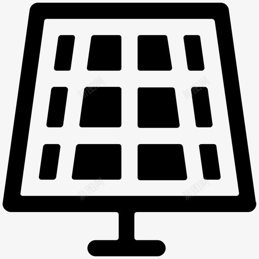 太阳能板可持续能源太阳能系统图标svg_新图网 https://ixintu.com 可持续能源 太阳能 太阳能板 太阳能电池 太阳能系统 平滑固体图标 环保型