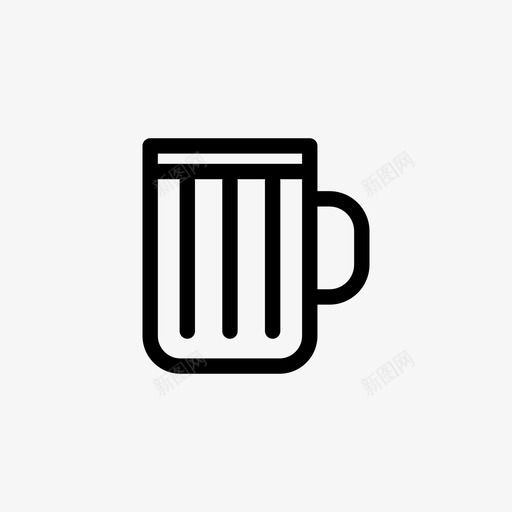啤酒罐水龙头玻璃杯图标svg_新图网 https://ixintu.com 咆哮者 啤酒罐 杯子 水罐 水龙头 玻璃杯 酒杯 马克杯 高脚杯