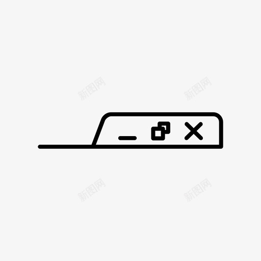 窗口视图选项查看选项卡图标svg_新图网 https://ixintu.com 关闭 应用程序 应用程序和开发 最大化 最小化 查看 程序 窗口视图选项 选项卡