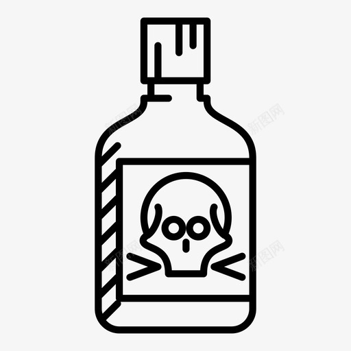 毒药药剂危险图标svg_新图网 https://ixintu.com 医学 危险 死亡 毒液 毒药 液体 药剂 药剂学 药物 血清