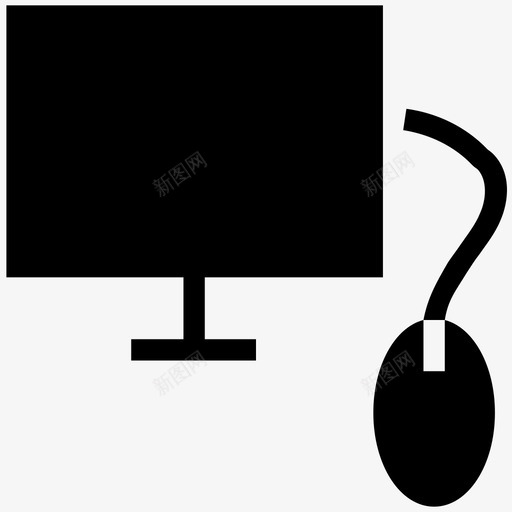 电脑选择屏幕图标svg_新图网 https://ixintu.com 外设 屏幕 指针 显示器 桌面屏幕 液晶显示器 电脑 选择 鼠标指针