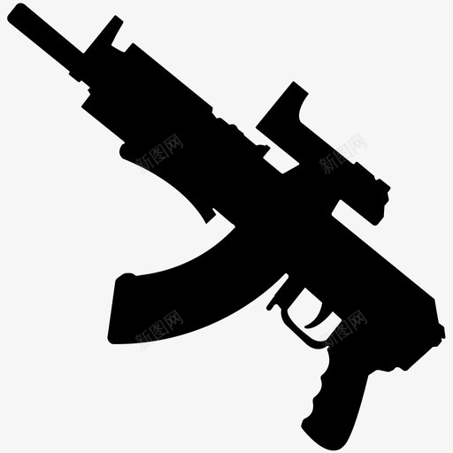 枪战争士兵图标svg_新图网 https://ixintu.com 士兵 战争 枪 枪械 武器固体图标 气枪 狙击步枪 轻机枪