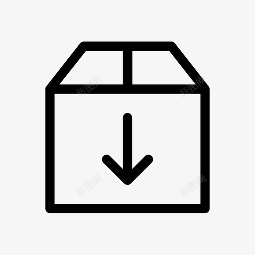 箱子运输放下图标svg_新图网 https://ixintu.com 交货 包装 提货箱 放下 电子商务 电子商务概述 箱子 纸板 运输 邮寄