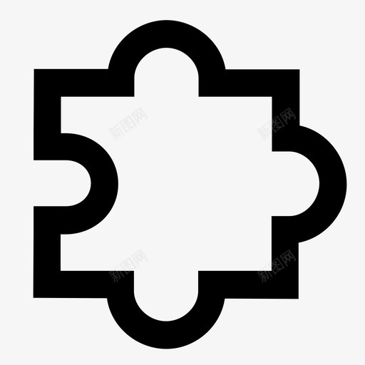 拼图块边缘适合图标svg_新图网 https://ixintu.com chushkopek 拼图块 游戏 边缘 连锁 适合 零件
