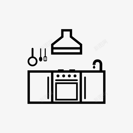 厨房清洁盘子图标svg_新图网 https://ixintu.com 厨房 厨房区域 器具 检查 清洁 盘子 食物