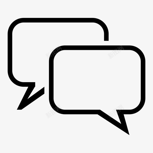 语音气泡语音说话图标svg_新图网 https://ixintu.com ios 7 信使 卡通 对话框 表示 语音 语音气泡 说话